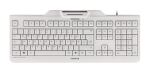 CHERRY KC 1000 SC Tastatur USB Schweiz Grau