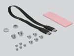 DELOCK externes Gehäuse 2.5" M.2 NVMe PCIe SSD USB3.1 TypC