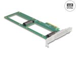 DELOCK PCI Express 4.0 x8 Karte 2 x intern U.2 NVMe SFF-8639