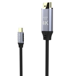 Inca ITCH-20 Videokabel-Adapter 2 m USB Typ-C HDMI Schwarz, Silber