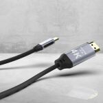 Inca ITCH-20 Videokabel-Adapter 2 m USB Typ-C HDMI Schwarz, Silber