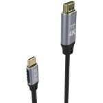 Inca ITCH-20 Videokabel-Adapter 2 m USB Typ-C HDMI Schwarz, Silber