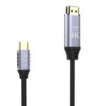 Inca ITCH-20 Videokabel-Adapter 2 m USB Typ-C HDMI Schwarz, Silber