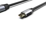 Inca ITCH-20 Videokabel-Adapter 2 m USB Typ-C HDMI Schwarz, Silber