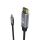 Inca ITCH-20 Videokabel-Adapter 2 m USB Typ-C HDMI Schwarz, Silber