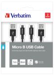 Verbatim 48875 USB Kabel USB 3.2 Gen 1 (3.1 Gen 1) 1 m Micro-USB A USB A Schwarz