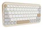 ASUS Marshmallow Keyboard KW100 Tastatur Haus Bluetooth QWERTZ Deutsch Beige, Grau, Weiß
