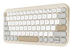 ASUS Marshmallow Keyboard KW100 Tastatur Haus Bluetooth QWERTZ Deutsch Beige, Grau, Weiß
