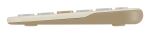 ASUS Marshmallow Keyboard KW100 Tastatur Haus Bluetooth QWERTZ Deutsch Beige, Grau, Weiß