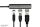 Alcasa HUB-C002A Schnittstellen-Hub USB Typ-C 5000 Mbit/s Anthrazit