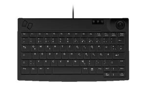 Contour Design Active Key AK-440 Tastatur Industriell USB AZERTY Französisch Schwarz