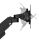 Neomounts DS70-250BL1 Monitorarm 17-35" - Gasfeder - Topfix - 180°-Stopp
