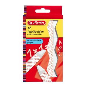 Herlitz 8648107 Kreide Weiß 12 Stück(e)