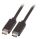 EFB Elektronik K5283-5ASW.0,5 USB Kabel USB4 Gen 2x2 0,5 m USB C 20 Gbit/s 100 W Schwarz