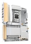 GIGABYTE X870E AERO X3D WOOD Mainboard - Unterstützt AMD Ryzen 9000 CPUs, digitales 16+2+2-Phasen-VRM, bis zu 9000Hz DDR5 (O.C.), 2xPCIe 5.0 + 2xPCIe 4.0, Wi-Fi 7, 5GbE LAN, USB 4