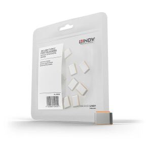 Lindy 40440 Schnittstellenblockierung USB Typ-C Orange Acrylnitril-Butadien-Styrol (ABS) 10 Stück(e)
