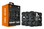 COUGAR Gehäuse Lüfter MHP 120, Schwarz, 3er-Pack