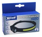 XCell Akku-LED-Sensor-Kopfleuchte H450 Spot- und Flächenlicht / max. 450 Lumen