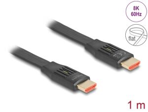 DELOCK High Speed HDMI Flachbandkabel 8K 60Hz 1m