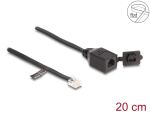 DeLOCK Kabel RJ12 Stecker zu RJ12 Buchse mit...
