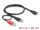 DELOCK USB3.0 Y-Kabel 2x A -> Micro-B St/St 0.60m