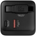 Verbatim GaN Charger 65W Universal Schwarz AC Schnellladung Drinnen