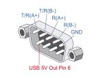 DELOCK Adapter USB2-C/RS-422/485 St+ 6P Terminalblock 5V 2m