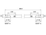 DELOCK Antennenkab. IV/HSC MXHP32 MHF > MHF St/St 1.13...