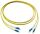 Alcasa LW-903LC InfiniBand/Glasfaserkabel 3 m 2x LC Gelb