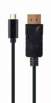 Gembird A-CM-DPM-01 Videokabel-Adapter 2 m USB Typ-C DisplayPort Schwarz