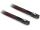 DeLOCK M/M SAS Cable 1 m Schwarz, Rot