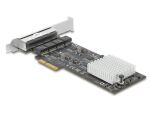 DELOCK PCI Express x4 auf 4x RJ45 2,5 Gigabit LAN RTL8125