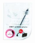 Gembird A-CM-HDMIF-01 USB-Grafikadapter 3840 x 2160 Pixel Schwarz