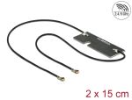 DELOCK WL-Antenne 2x I-Pex, intern, 3-5 dBi, 802.11