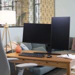 Ergotron Neo Flex Dual Monitor Lift Stand 62,2 cm (24.5") Tisch/Bank Schwarz