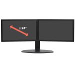 Ergotron Neo Flex Dual Monitor Lift Stand 62,2 cm (24.5") Tisch/Bank Schwarz