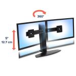 Ergotron Neo Flex Dual Monitor Lift Stand 62,2 cm (24.5") Tisch/Bank Schwarz