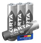 Varta 4x AAA Lithium Einwegbatterie