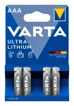 Varta 4x AAA Lithium Einwegbatterie