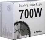 Inter-Tech SL-700 Plus Netzteil 700 W 20+4 pin ATX ATX Silber