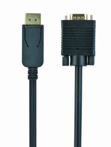 Gembird CCP-DPM-VGAM-6 Videokabel-Adapter 1,8 m VGA (D-Sub) DisplayPort Schwarz