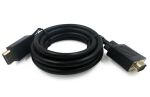 Gembird CCP-DPM-VGAM-6 Videokabel-Adapter 1,8 m VGA (D-Sub) DisplayPort Schwarz