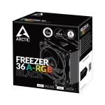 ARCTIC Freezer 36 A-RGB (Schwarz) Multikompatibler Tower CPU-Kühler mit A-RGB