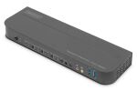 Digitus KVM-Switch, 4-Port, 4K60Hz, 4 x DP in, 1 x DP/HDMI out