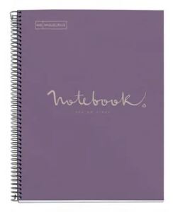 Miquelrius ECO Emotions Notizbuch A4 80 Blätter Violett