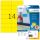 HERMA Farbige Etiketten A4 105x42.3 mm gelb Papier matt 280 St.