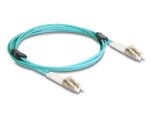 DELOCK LWL Kabel mit Metallarmierung LC Duplex Multimode 2 m