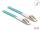 DELOCK LWL Kabel mit Metallarmierung LC Duplex Multimode 2 m