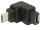 DELOCK Adapter USB 2.0 Micro-B St > Bu gewinkelt oben