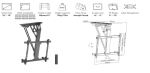 Equip 32"-70" motorisierte TV-Deckenhalterung